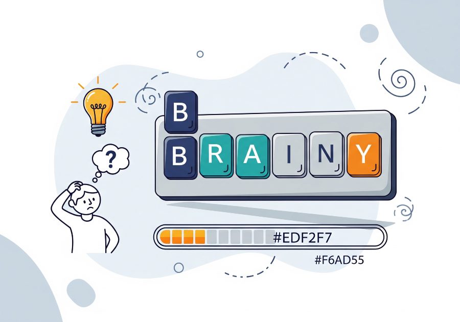 6-Letter Wordle advanced challenge illustration